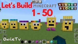 Minecraft Numberblocks 1-50