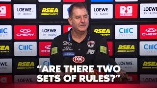"I'm not sure they were free-kicks" - Ross queries ump calls in Daicos tagging war | Fox Footy