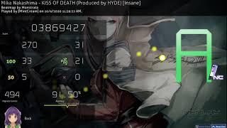 Mika Nakashima - KISS OF DEATH (Insane) +DT FC!   [OSU!]