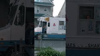 A Mister Softee Ice Cream Truck in South Ozone Park, Queens (7-9-2022)