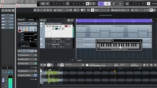 How to 808 slide pitch bend in Cubase