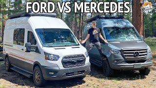 Ford Transit AWD vs Mercedes Sprinter 4x4 | Why We Bought a Transit Camper Van