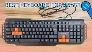 AMKETTE USB KEYBOARD UNBOXING / AMAZING PERFORMANCE / BEST CHEAP KEYBOARD???