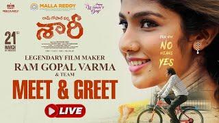 Saaree Movie Meet & Greet LIVE | Ram Gopal Varma | Satya Yadu | Aaradhya Devi | Aadhan Live