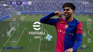 EFOOTBALL PES 2025 PPSSPP ORIGINAL PS5 On Android& ISO BEST Graphics Offline