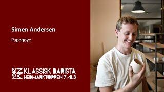 Simen Andersen - Finale Barista Championship NM 2024