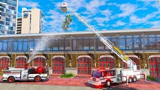 Upgrading Biggest Fire Station in GTA 5 RP!