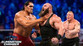 Brock Lesnar vs. The Great Khali vs. Braun Strowman – Elimination Chamber, June 8, 2025