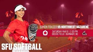 SFU Softball: Red Leafs vs Northwest Nazarene University March 7th, 2025 - GAME 2 of 2