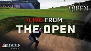 Johnson Wagner ALMOST holes out from Postage Stamp bunker | Live From The Open | Golf Channel