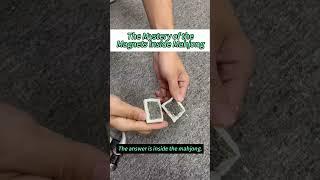 The Mystery of Magnets Inside Mahjong Tiles#magnet #magnetic #mahjong