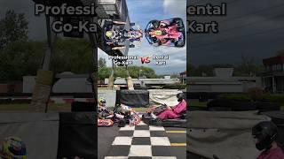Professional vs Rental Go-Kart Head to Head  #Shorts