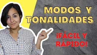 Teoría Musical: 1 Paso - ¿Qué es la TONALIDAD y los MODOS MUSICALES? Explicación FÁCIL Y RÁPIDA