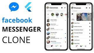 1. Flutter Facebook messenger clone