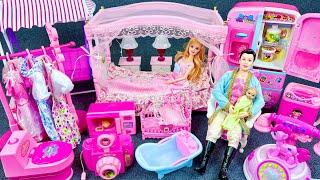 16 Minutes Satisfying with Unboxing Barbie Fancy House Play Set Collection Review Toys | ASMR