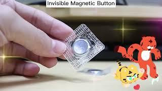 Invisible magnetic button.Packed in PVC.High quality