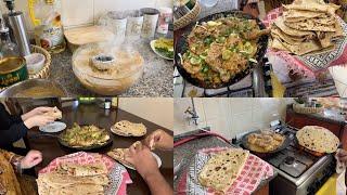 Aj 30 mins k andr itney mazay ka Lunch mama ne banaliaChatkhara Chicken Malai Tawa with Rumali roti