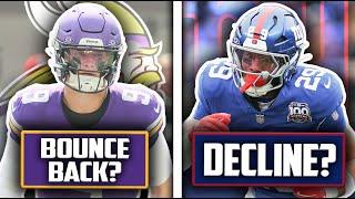 5 Rookies From 2024 Who Will BOUNCE BACK...And 5 Who Will DECLINE Fast
