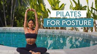 25 MIN PILATES WORKOUT || Pilates For Better Posture & A Healthy Spine (Moderate)