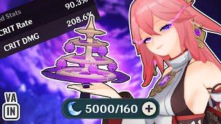 I Accidentally Spent 5000 RESIN on Yae Miko & Her Weapon... | Genshin Impact