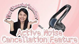 How to activate noise cancellation headset for ESL Teaching