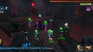 SWGOH Sith Raid Phase 3 Tier 5