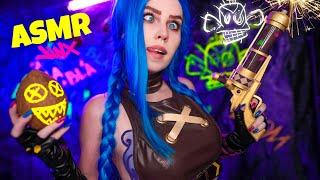 ASMR  JINX fixing YOU  Chaotic for 18 minutes straight [+Sub]  Arcane League of Legends