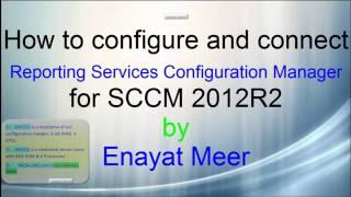 SQL 2016 - Connecting Reporting Server for SCCM 2012R2 by Enayat Meer