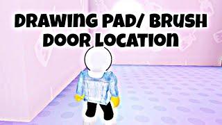 How to Find Drawing Pad/ Brush Door location in My hello kitty cafe