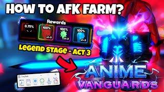 The BEST Way To AFK Farm Igris In Anime Vanguards! *AFTER PATCH MACRO*