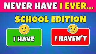 Never Have I Ever… School Edition  Quiz Rainbow