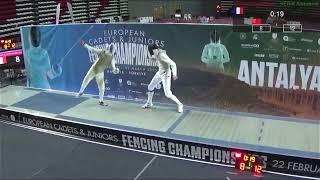 Euro Champs 2025 JMF - GOLD - Adrien Helmy-Cocoynacq FRA v Aleksandr Kerik RUS