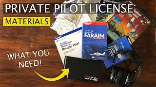 Books, Tools, and Materials for Your Private Pilot License