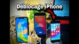 Deblocage Des iPhones Bloquer Mot De Passe ou Desativer avec Unlocktool iOS 15 RAMDISK