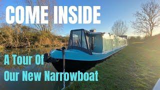 A Tour Inside Our New Canal Narrowboat One Day More (Our Tiny Floating Home) Ep 1