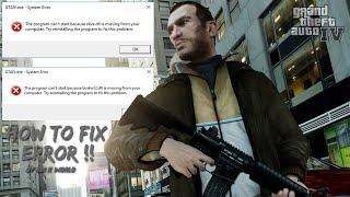 HOW TO FIX GTA IV [binkw32.Dll] & [Xlive.Dll] ERROR !! BY ADI K WORLD