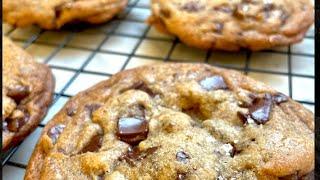 The Best Brown Butter Chocolate Chip Cookies w/ Sea Salt Flakes #recipe #chocolatechipcookies #food