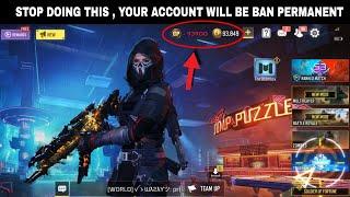  You Should Stop Doing This Otherwise Your Account Will Be BAN Permanent in Cod mobile 2024 