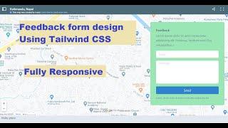 Tailwind CSS - How to make feedback form | Fully responsive  Hypertext