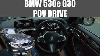 BMW 530e G30 POV Drive