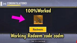 *New* 2 Today Working Redeem code codm 2024 | Call Of duty Mobile Redeem code cod Mobile 2024