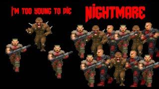 DOOM (1993) Difficulty comparison - E1M1: Hangar
