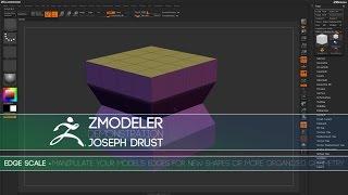 ZBrush ZModeler Edge Actions - Edge Scale