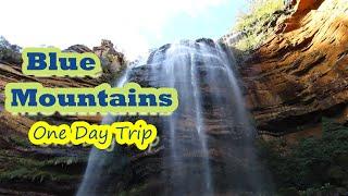 One Day Trip to Blue Mountains | Big Wentworth Falls | Night-Lit Walk in Katoomba Australia 2022