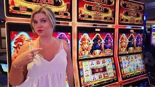 I Put $100 in the NEW Buffalo Gold Cash Slot in Las Vegas... Here's What Happened!