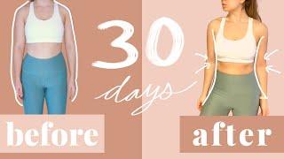 🩰 I TRIED BARRE FOR 30 DAYS 🩰 - before and after workout results 2021, self-love motivation workout