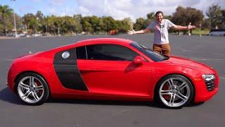 Оригинальный Audi R8, это современный, халявный суперкар