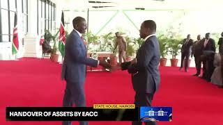 Handover of assets by EACC, State House, Nairobi.