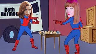 No, YOU! Beth Harmon vs. Anna_Chess battle