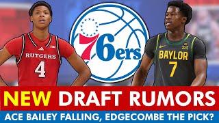 NBA Draft Expert Shares MAJOR NEWS On Ace Bailey & VJ Edgecombe Before 2025 NBA Draft | 76ers Rumors